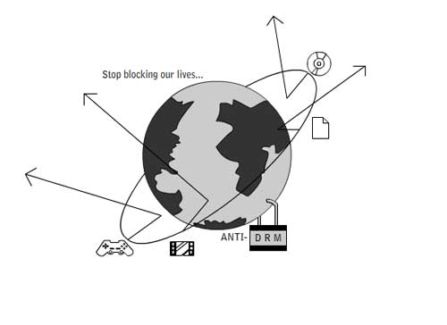 anti drm tee shirt contest design