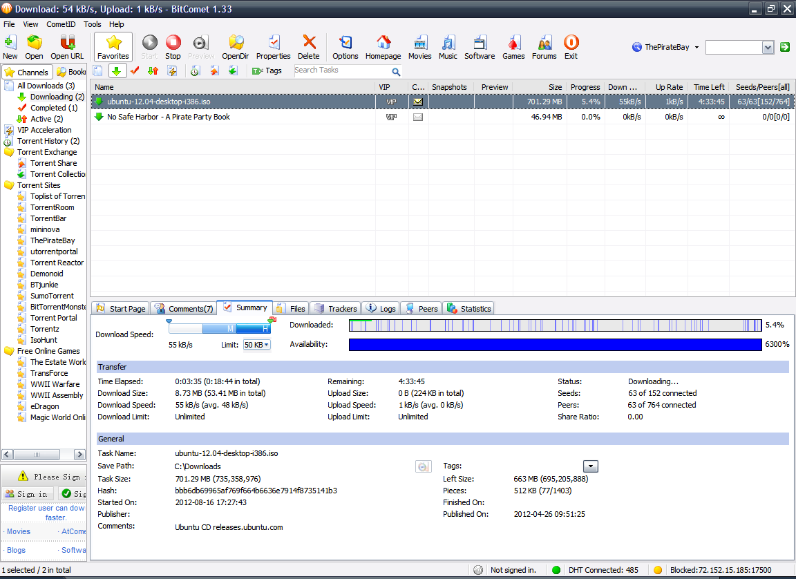 BitComet v1.33