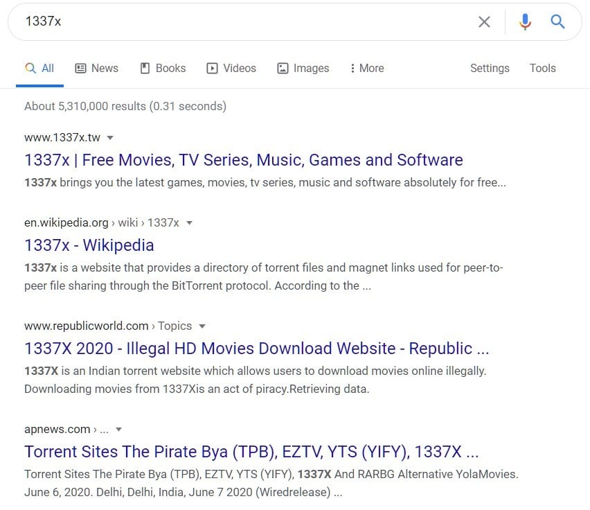 1337x google