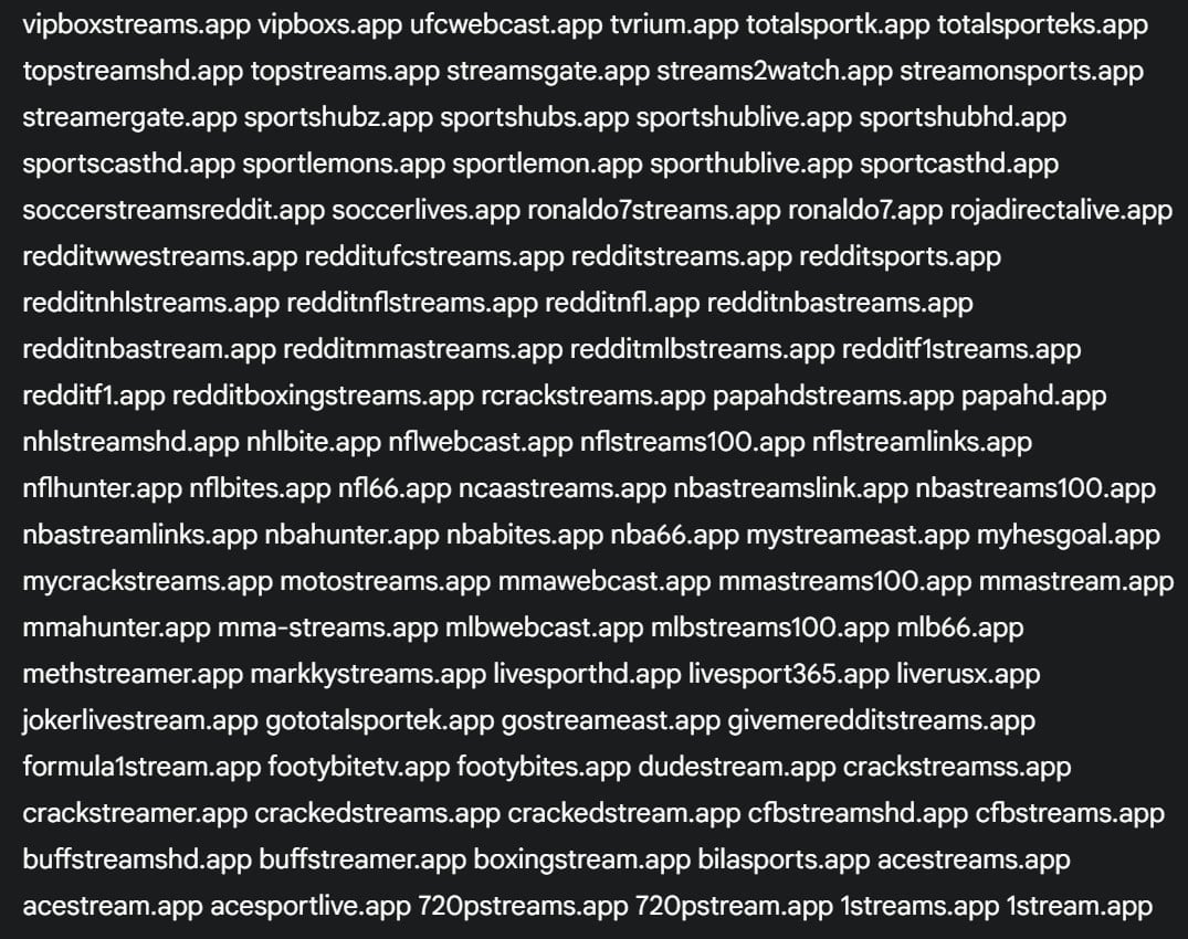 app domains