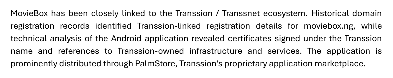 Canal+ on Transsion