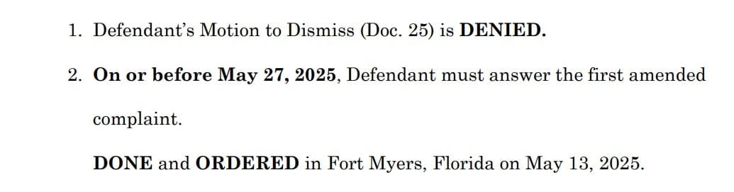 motion to dismiss denied