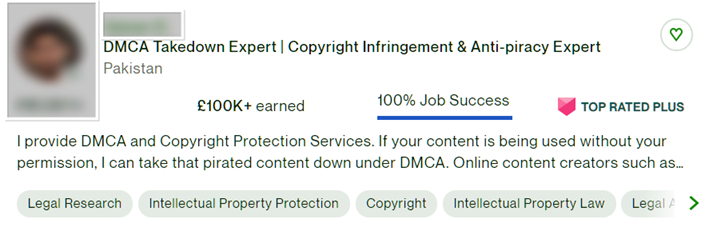 dmca-agent-upwork