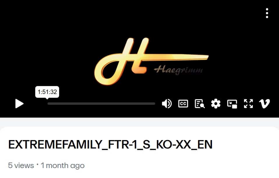 extreme family