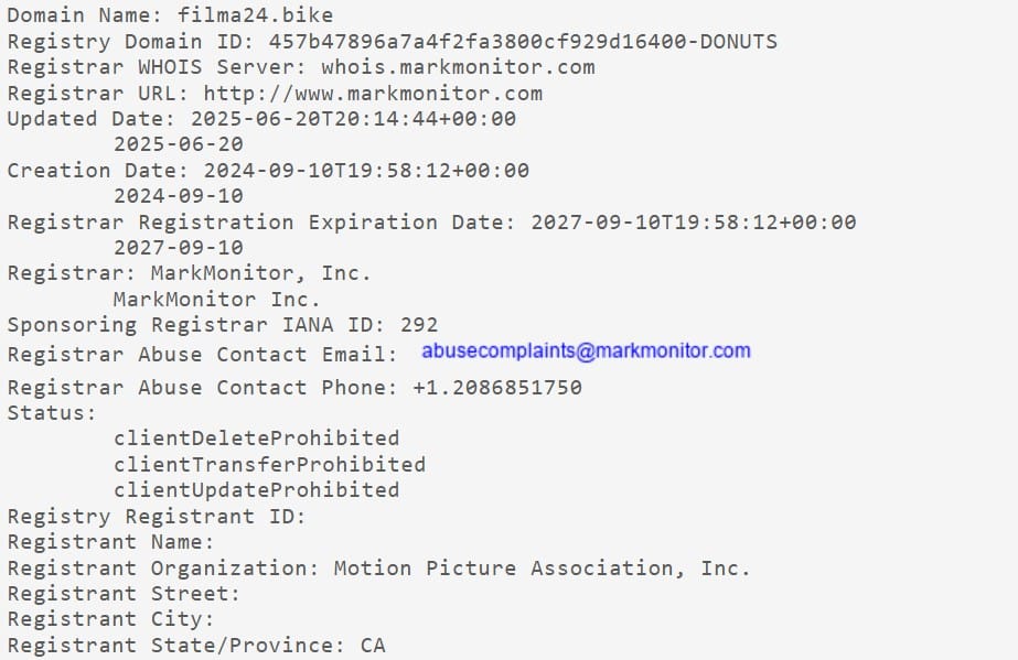 domain owner