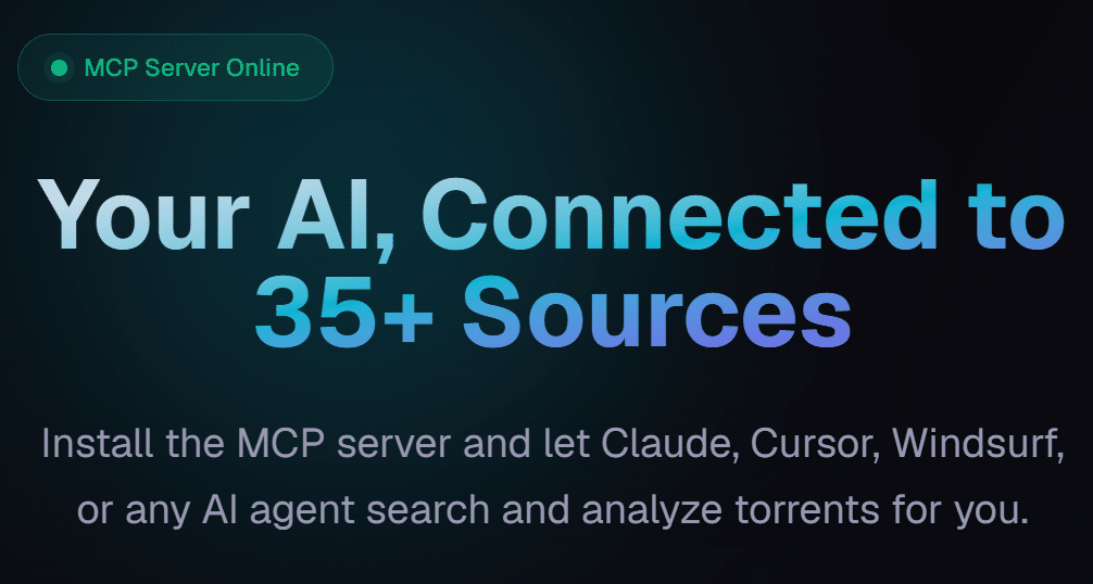 torrentclaw and mcp