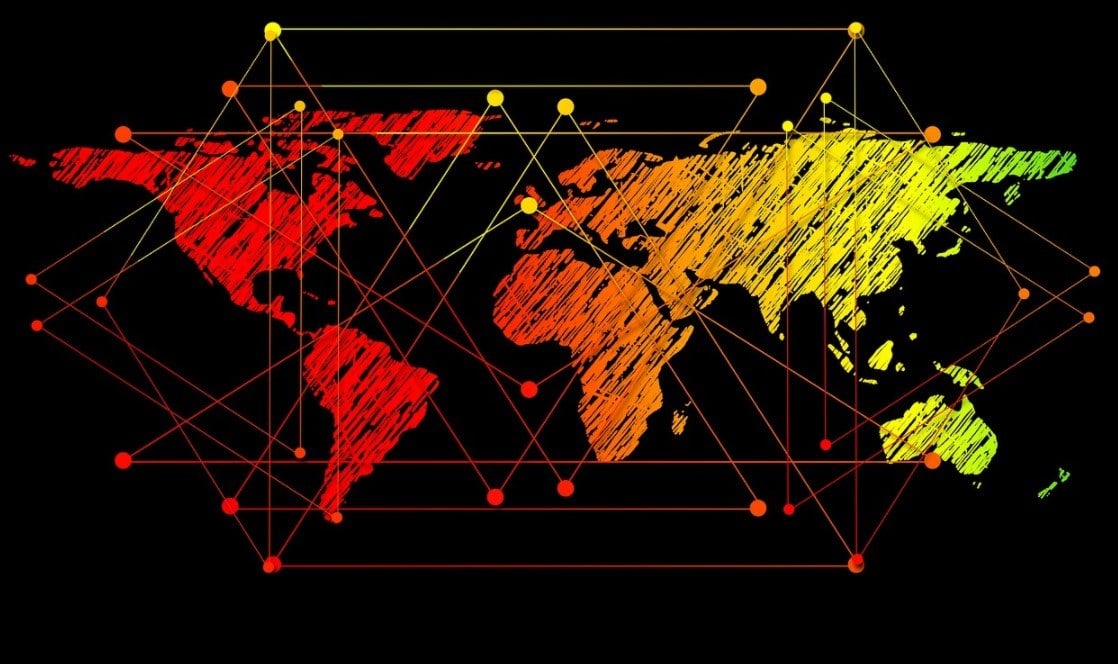 Monde De Connexion Réseau