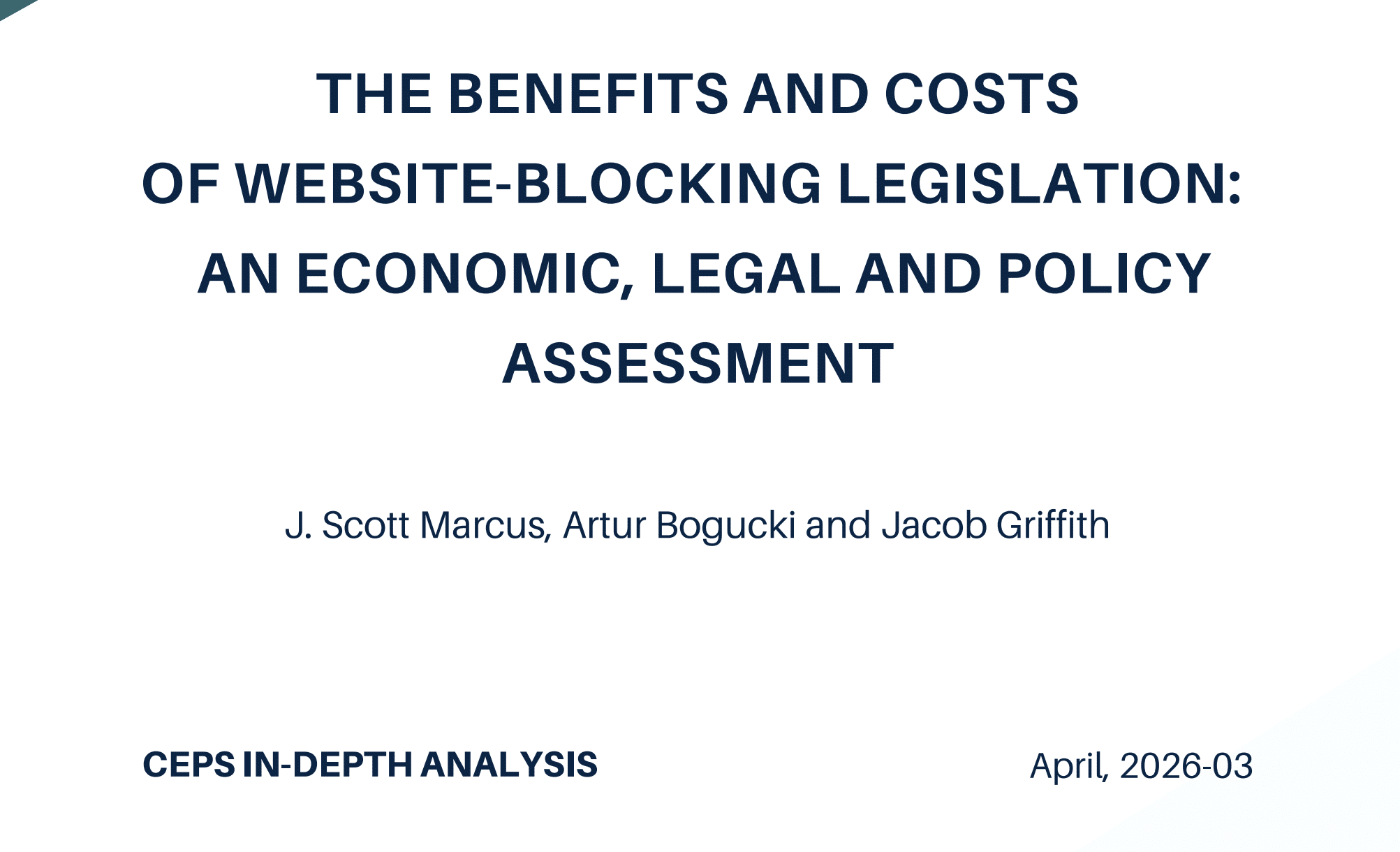 ceps report site blocking