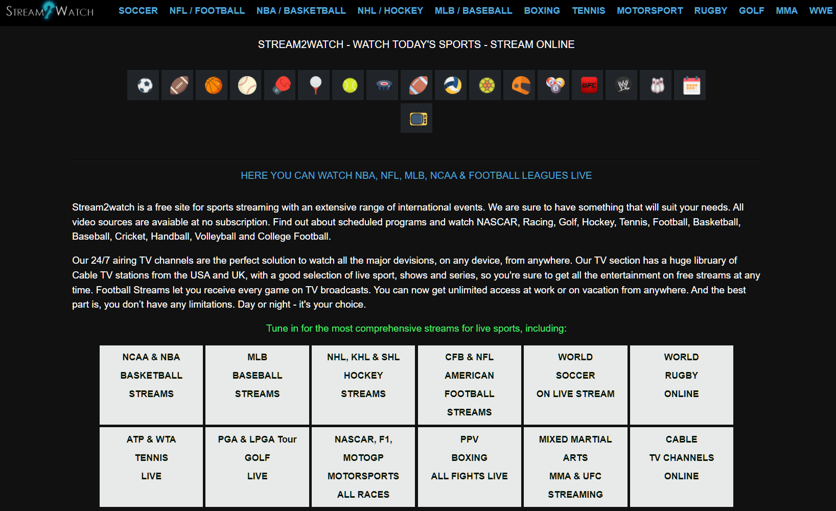 Top 29 Stream2Watch Alternatives for Live Sports Streaming Online