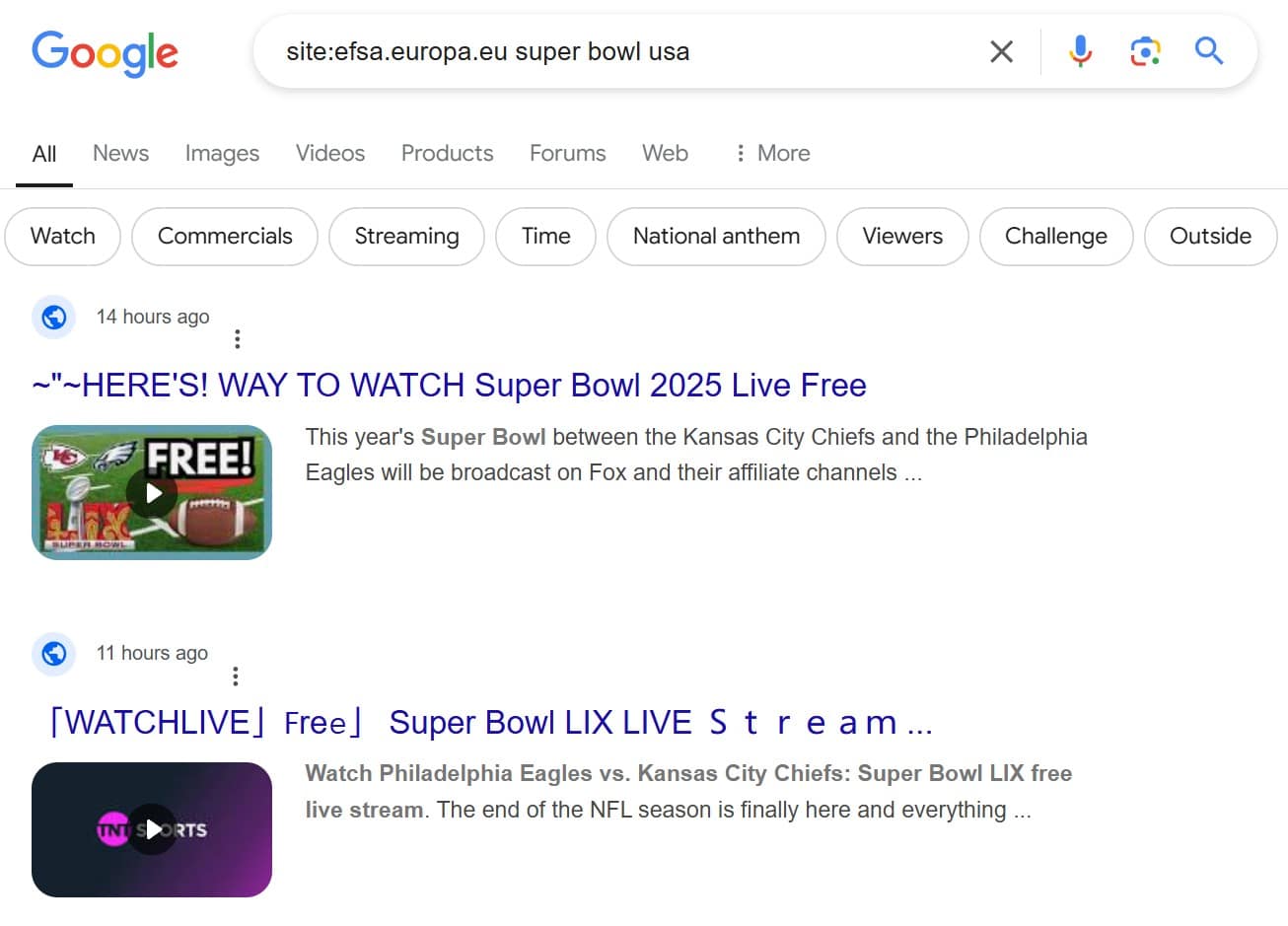 super bowl scam