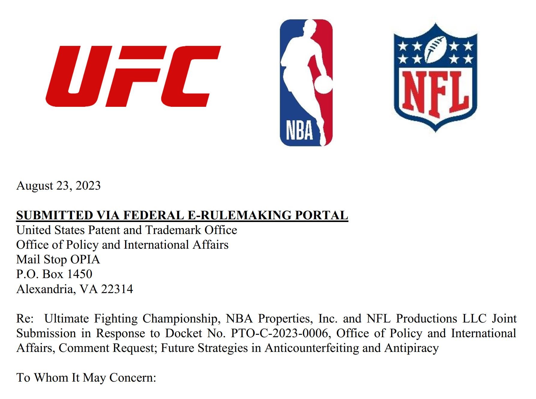 UFC, NBA & NFL Want to Fight Live Streaming Piracy With 'Instant